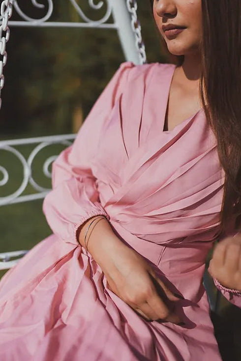 Ellie Pleated Pastel Dress